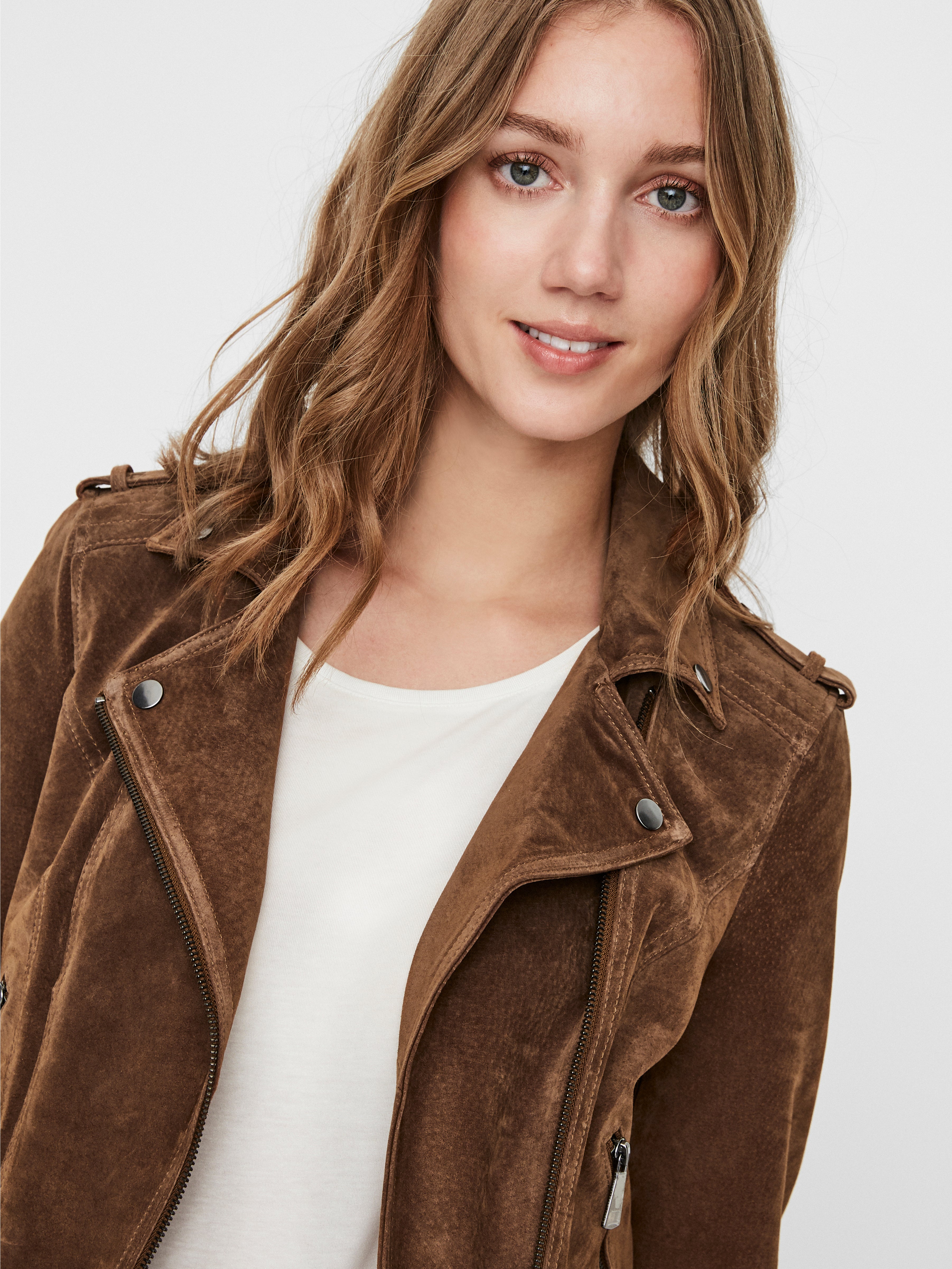 Vero moda suede jacket on sale uk