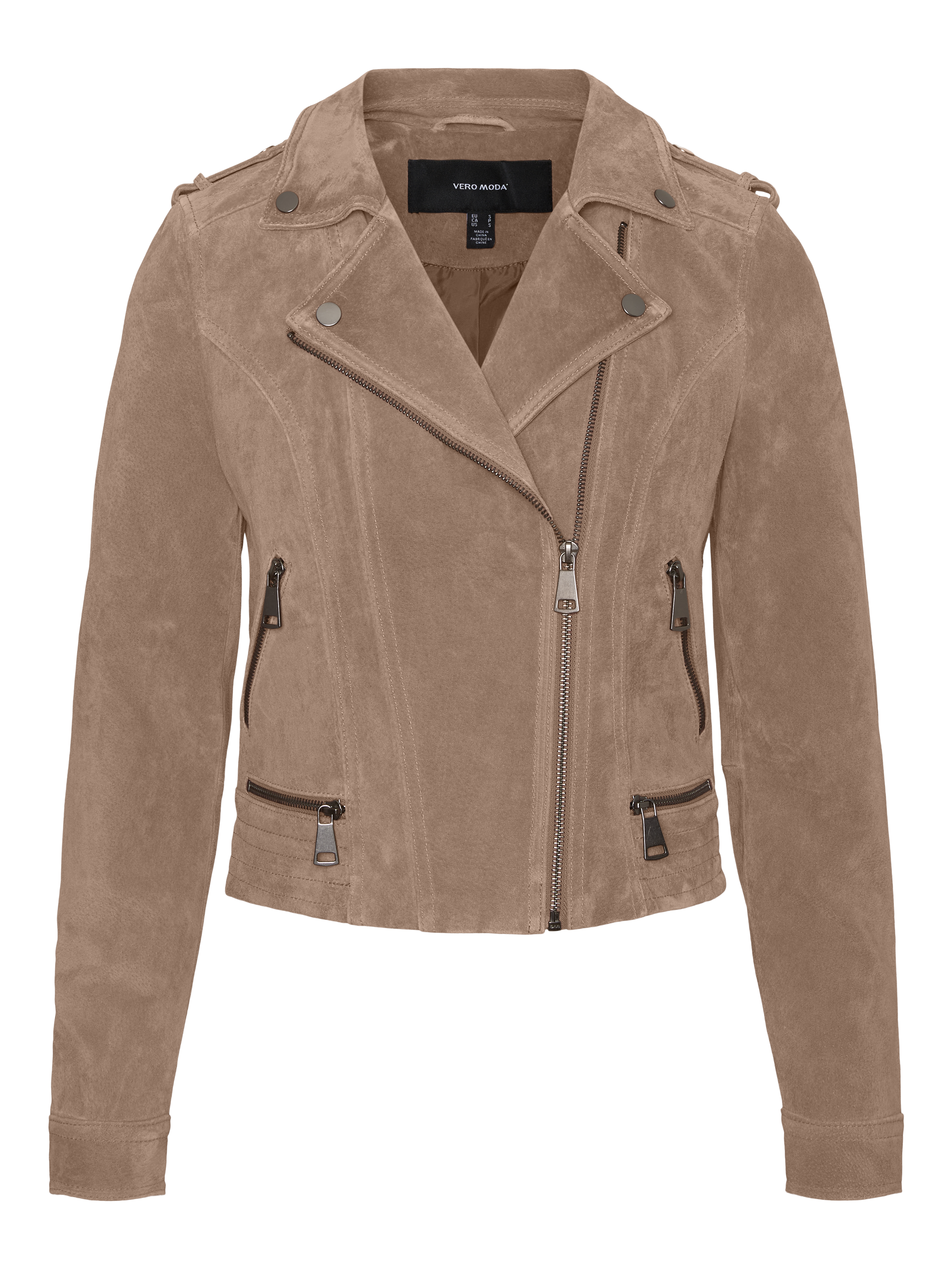 NW VERO MODA BROWN SUEDE shops JACKET SZ SMALL