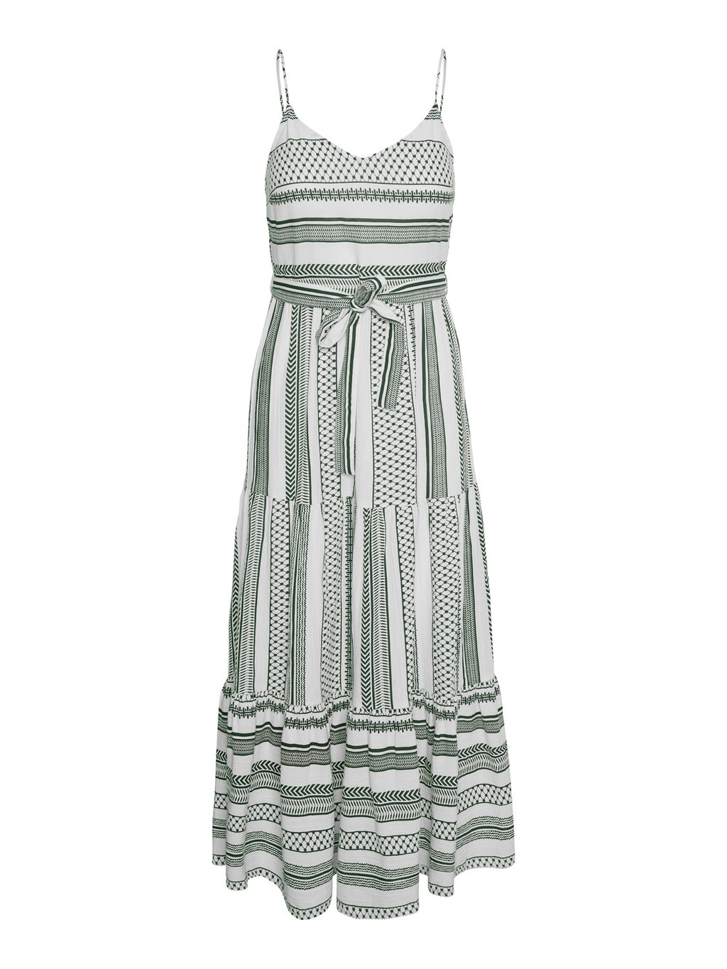 Skulderstrop Lang kjole | White Clear | Vero Moda®