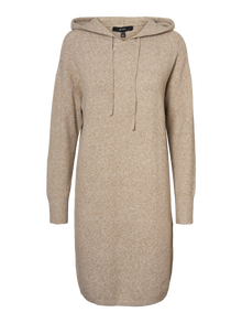 Vero Moda VMDOFFY Krótka sukienka -Sepia Tint - 10236978