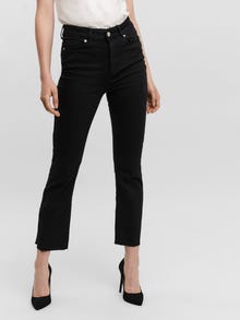 Vero Moda VMSTELLA Utsvängd passform Jeans -Black - 10237568