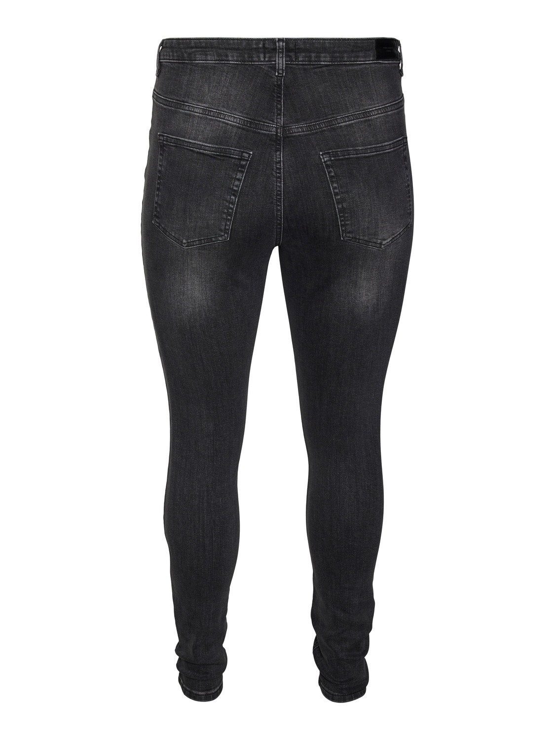 Vero Moda VMLORA Høyt snitt Skinny Fit Jeans -Black Denim - 10237623