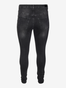 Vero Moda VMLORA Hohe Taille Skinny Fit Jeans -Black Denim - 10237623