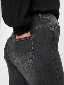 Vero Moda VMLORA Wysoki stan Krój skinny Jeans -Black Denim - 10237623