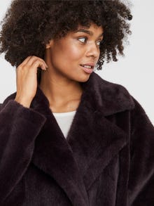 Vero Moda VMSAFIA Coat -Chocolate Plum - 10237679