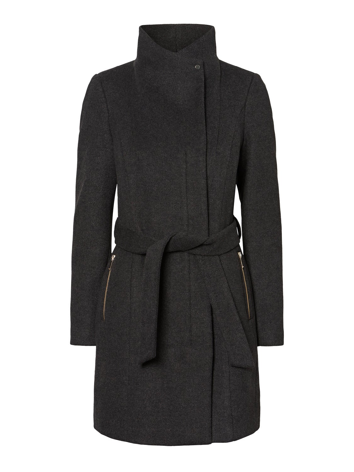 Stand up collar sales trench coat