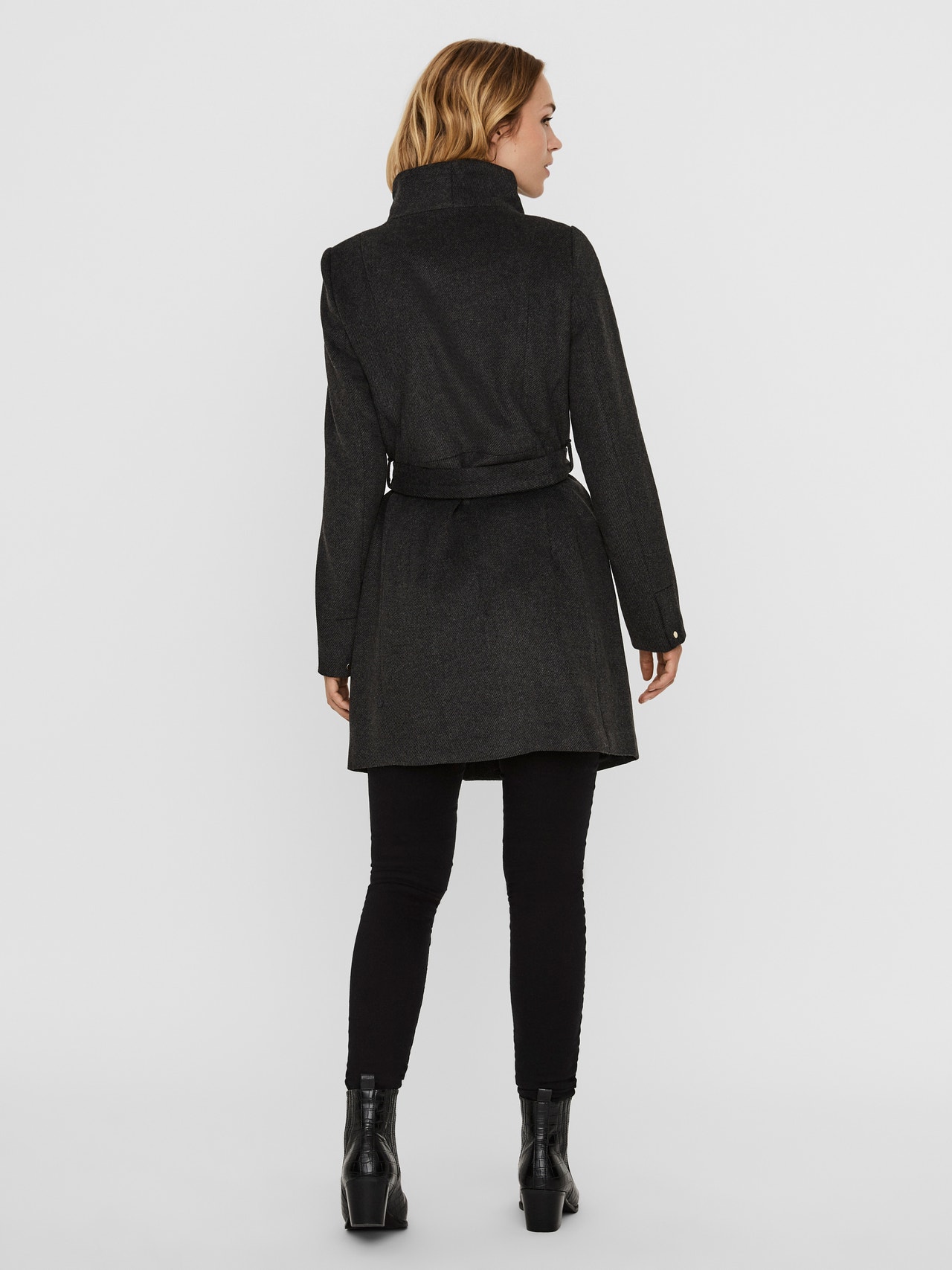 VERO MODA VMFORTUNEVEGA damesjas, dark grey melange, XS VERO MODA VMFORTUNEVEGA damesjas, dark grey melange, XS