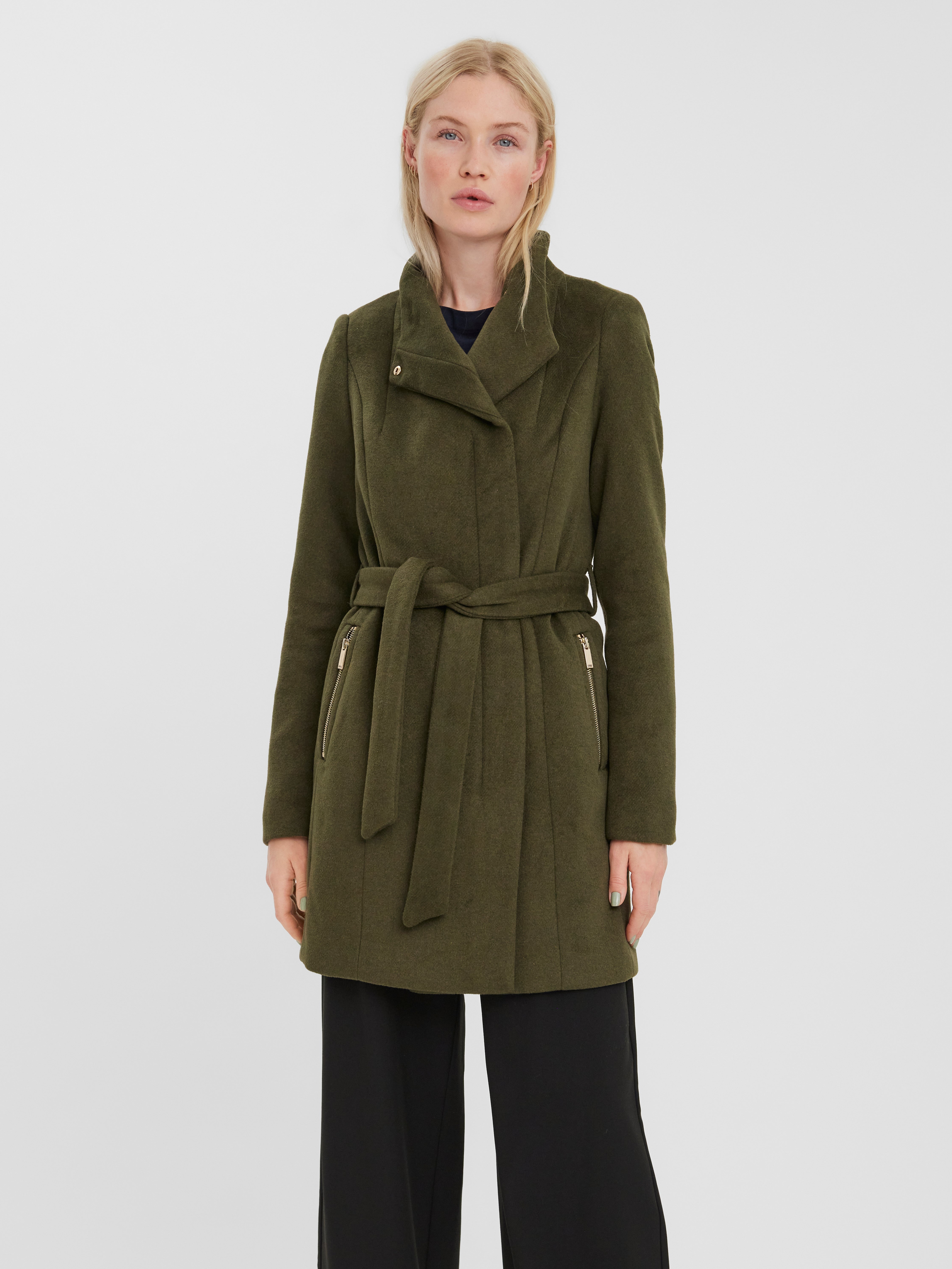 Vero moda hot sale green coat