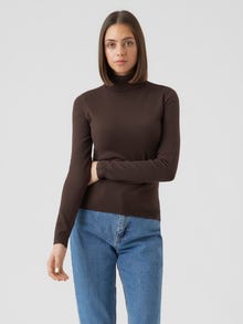 Vero Moda VMHAPPINESS Pullover -Coffee Bean - 10238127