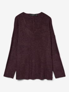 Vero Moda VMCREWLEFILE Neulepuserot -Winetasting - 10238344