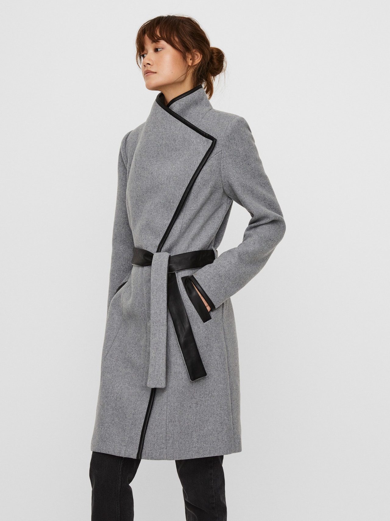 snyde falanks Svinde bort Reverse Coat | Light Grey | Vero Moda®