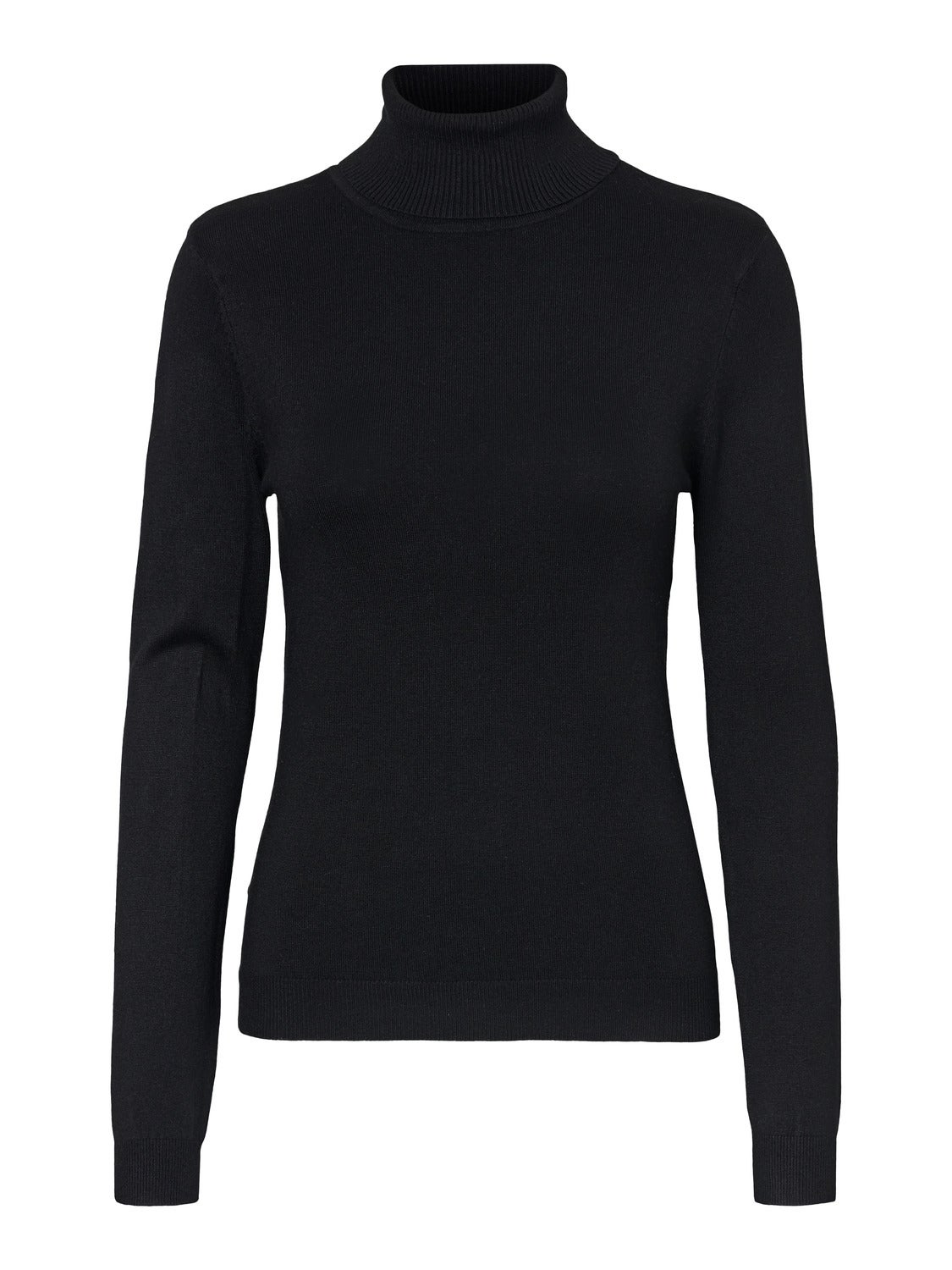 Turtle neck Tall Regular sleeves Pullover | Black | Vero Moda®