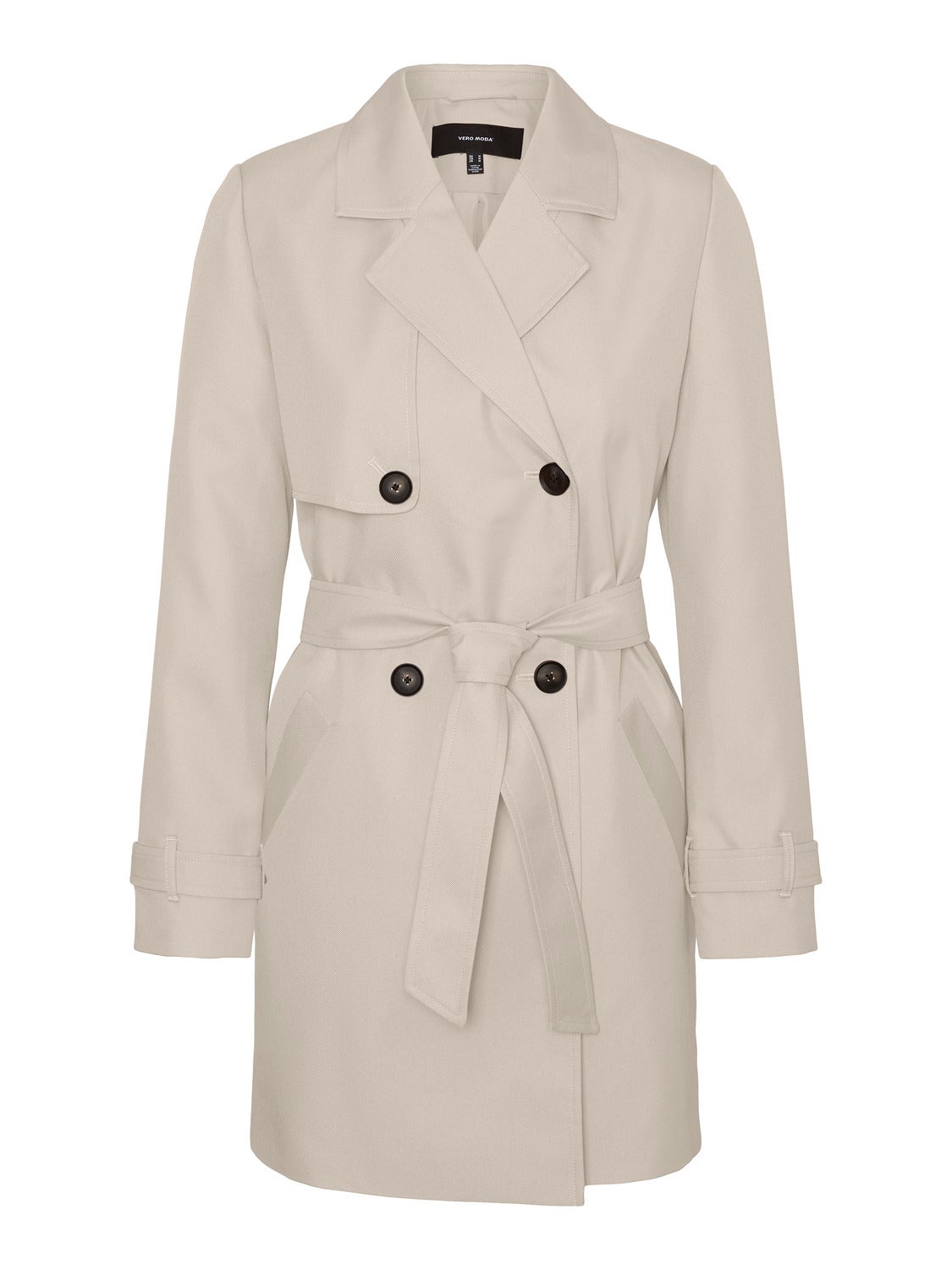 Vero moda trench coat on sale beige