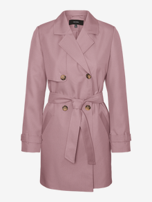 Vero Moda VMCELESTE Płaszcz prochowiec -Nostalgia Rose - 10239411