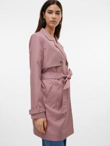 Vero Moda VMCELESTE Płaszcz prochowiec -Nostalgia Rose - 10239411