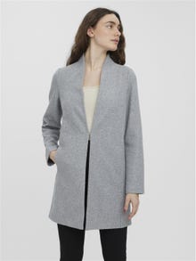 Vero Moda VMDAFNEMIE Coat -Light Grey Melange - 10239560
