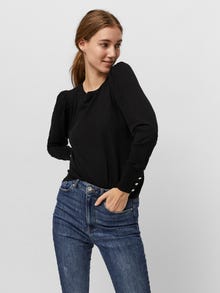 Vero Moda VMSILKE Pullover -Black - 10240004