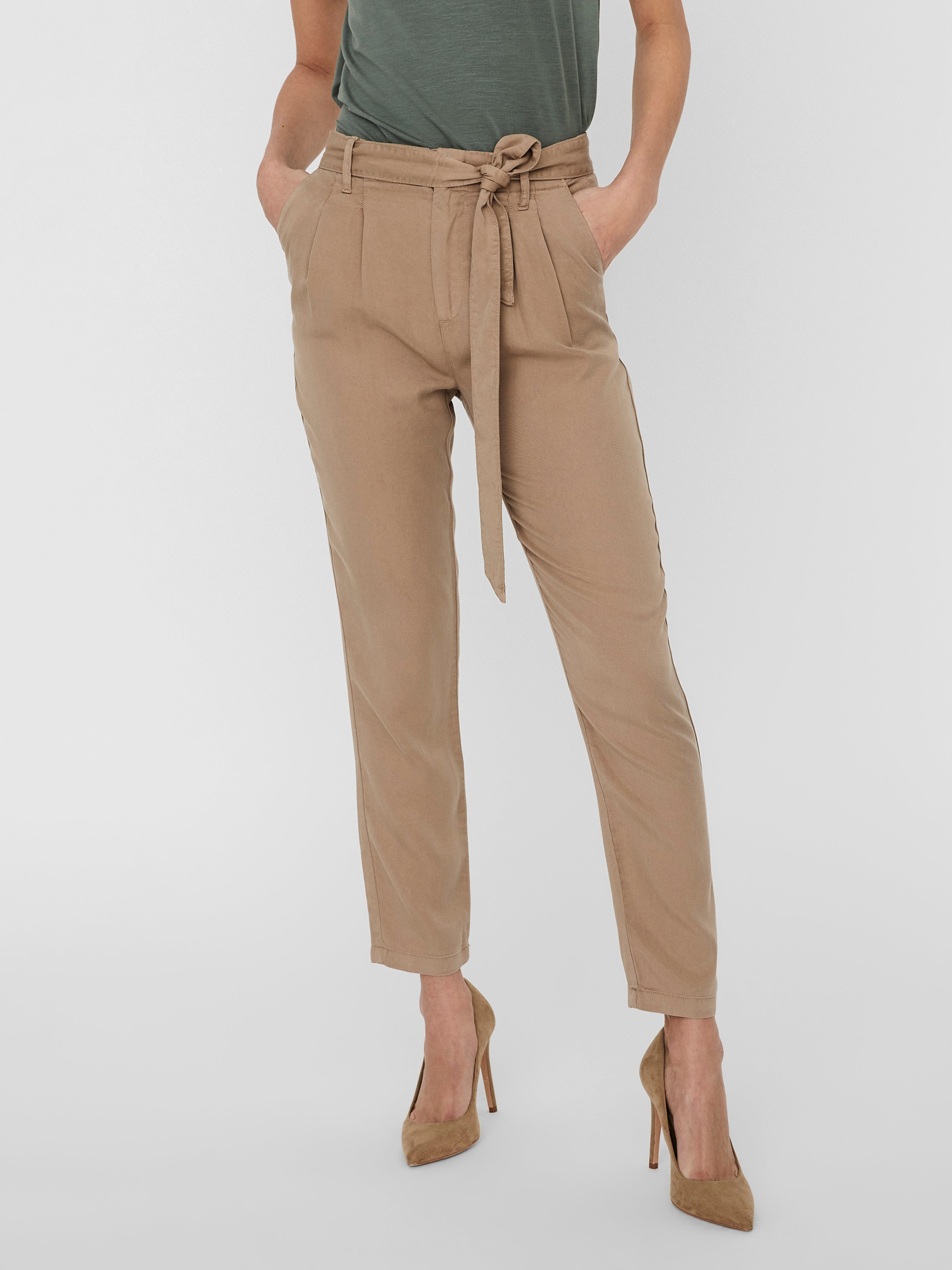 Pantalon taille on sale haute vero moda