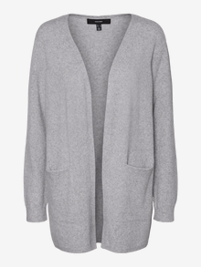 Vero Moda VMDOFFY Strickjacke -Light Grey Melange - 10240548