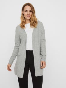 Vero Moda VMDOFFY Strickjacke -Light Grey Melange - 10240548