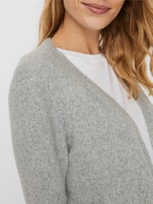Vero Moda VMDOFFY Knit Cardigan -Light Grey Melange - 10240548