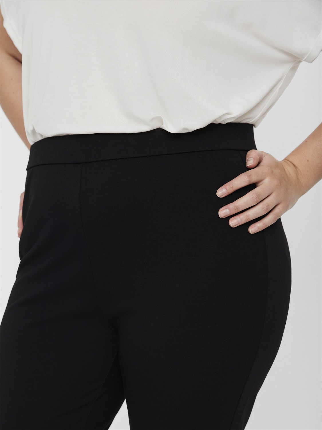 Vero Moda VMKAMMA Taille moyenne Pantalons -Black - 10240680