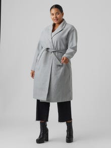 Vero Moda VMFORTUNE Manteaux -Light Grey Melange - 10240880