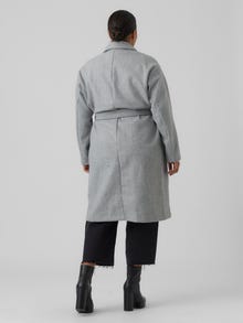 Vero Moda VMFORTUNE Manteaux -Light Grey Melange - 10240880
