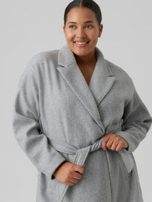 Vero Moda VMFORTUNE Manteaux -Light Grey Melange - 10240880