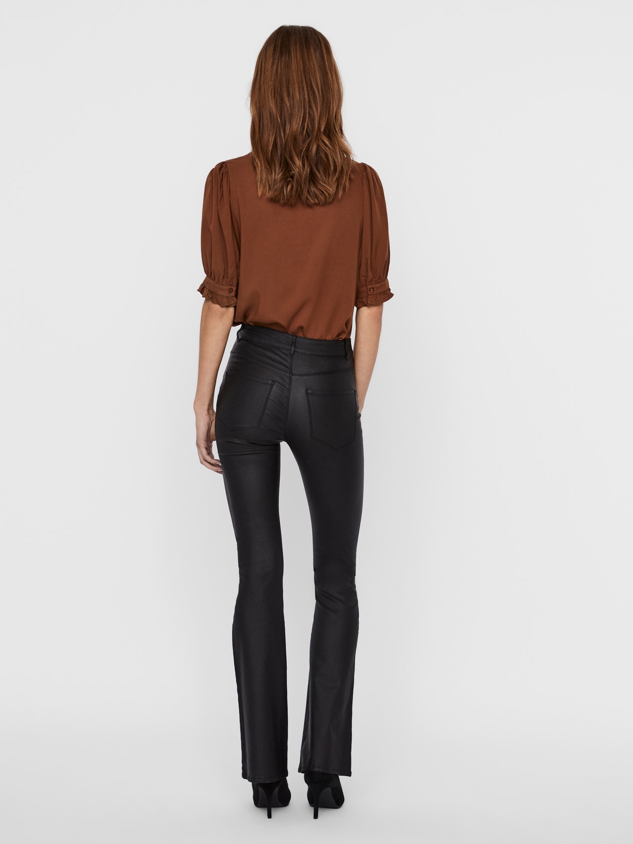 Vero Moda VMSIGA Taille haute Pantalons -Black - 10241024