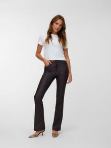 Vero Moda VMSIGA Hög midja Byxor -Chocolate Torte - 10241024