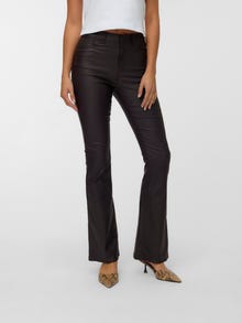 Vero Moda VMSIGA Hög midja Byxor -Chocolate Torte - 10241024