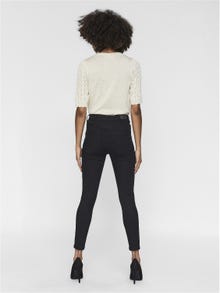 Vero Moda VMSOPHIA Hög midja Skinny Fit Jeans -Black - 10241288