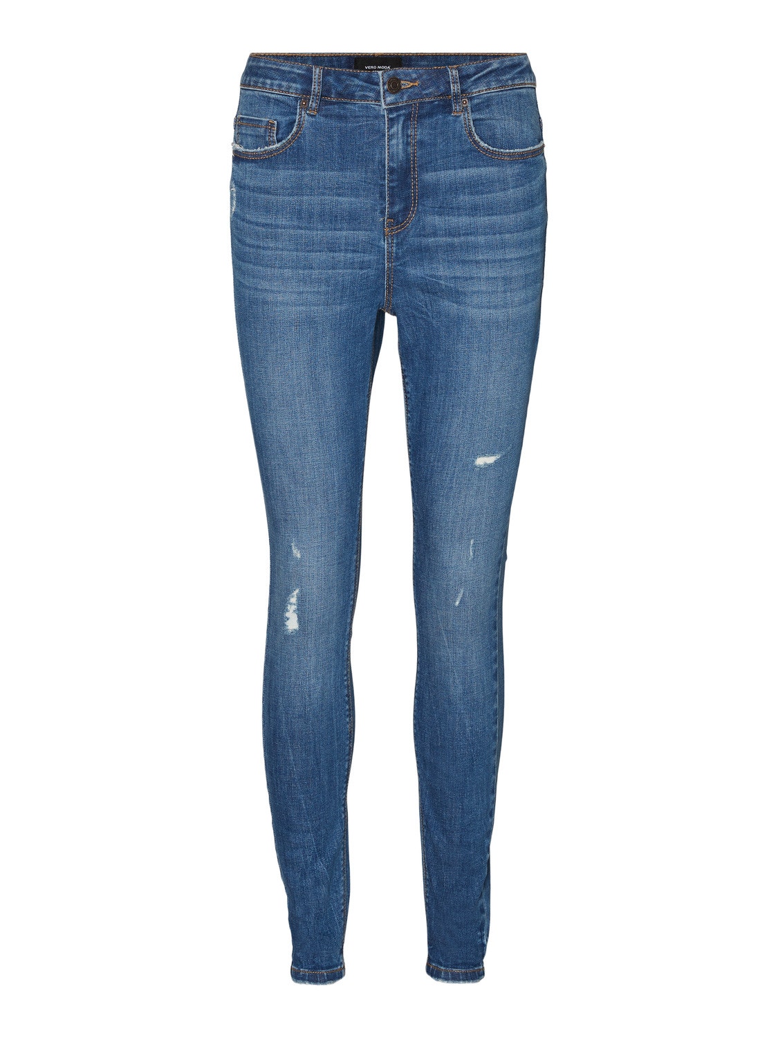 Vero Moda VMSOPHIA Høj talje Skinny fit Jeans -Medium Blue Denim - 10241325