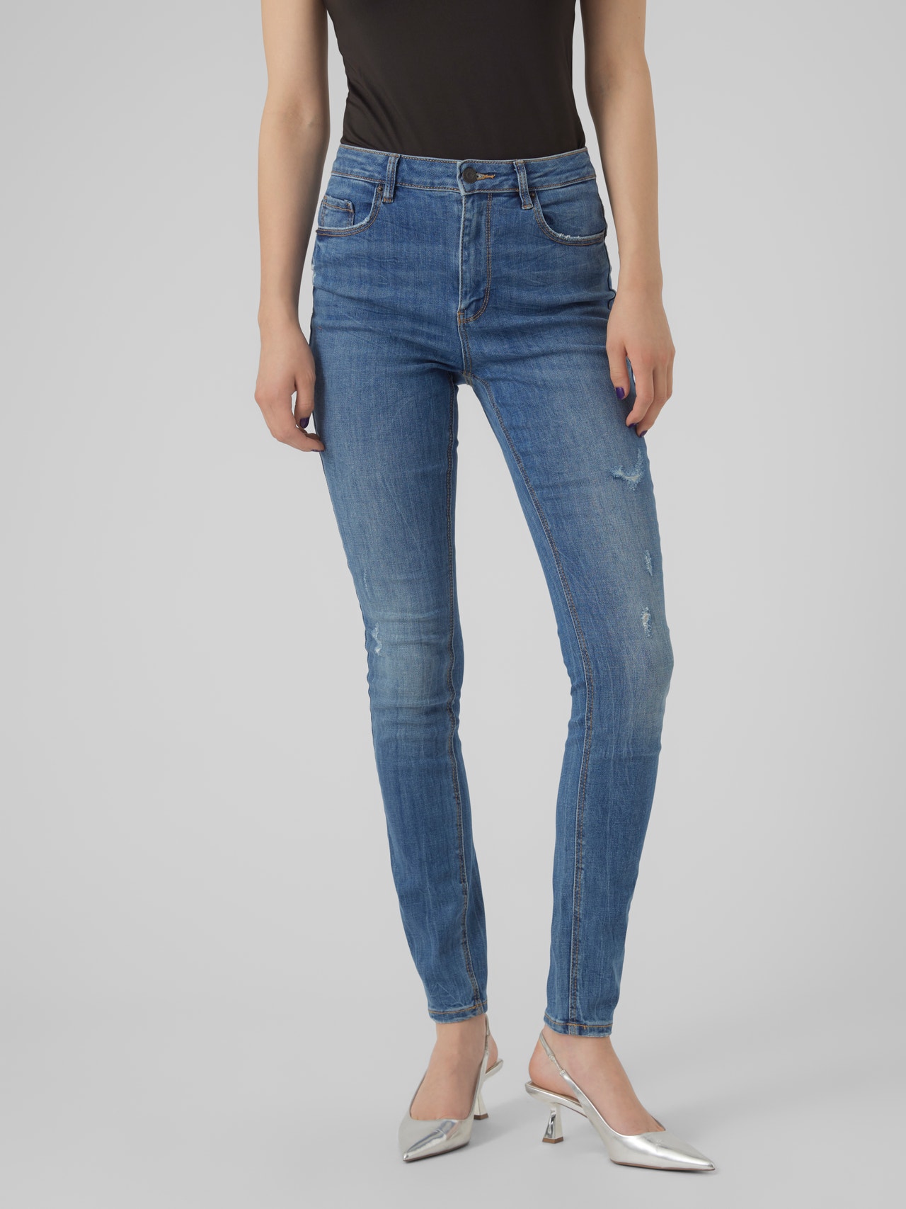 | | Moda® High Blue Medium Jeans VMSOPHIA Vero rise