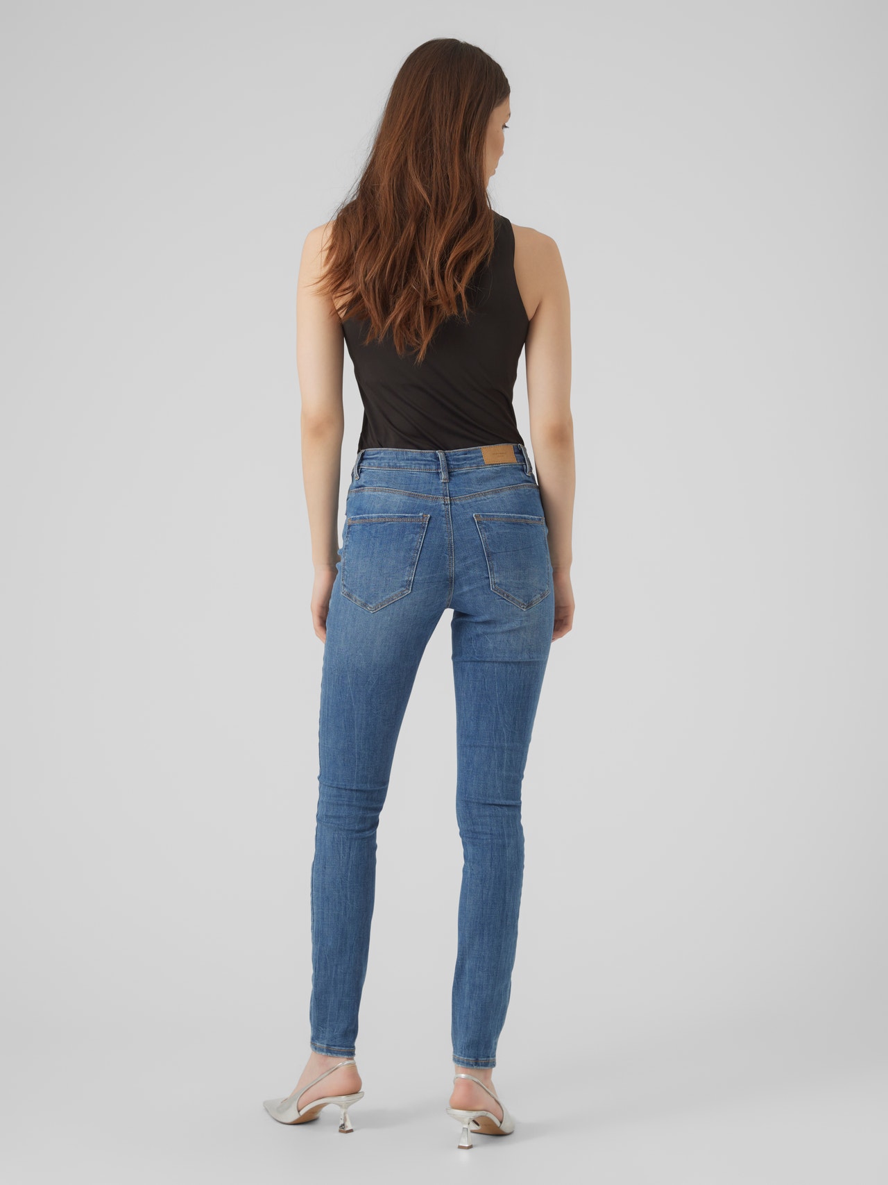 VMSOPHIA High rise Jeans | Moda® Blue | Medium Vero