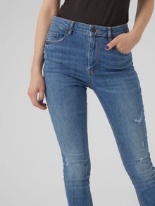 Vero Moda VMSOPHIA High rise Skinny Fit Jeans -Medium Blue Denim - 10241325