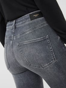 Vero Moda VMLUX Mid rise Slim Fit Jeans -Medium Grey Denim - 10241358