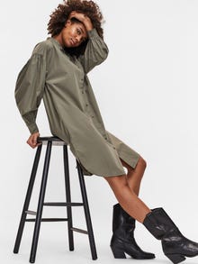 Vero Moda VMLENNY Korte jurk -Dusty Olive - 10242122