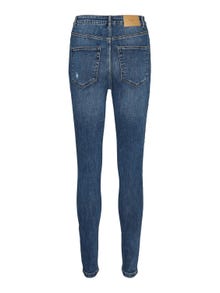 Vero Moda VMLOA Hög midja Skinny Fit Jeans -Medium Blue Denim - 10243535
