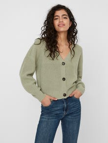 Vero Moda VMLEA Gebreid vest -Desert Sage - 10243769