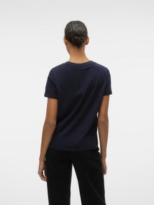 Vero Moda VMPAULA T-skjorte -Navy Blazer - 10243889