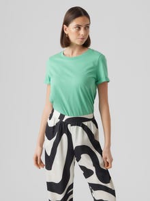 Vero Moda VMPAULA T-Shirt -Jade Cream - 10243889
