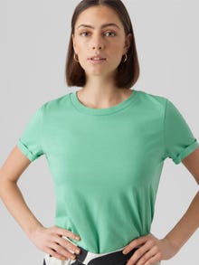 Vero Moda VMPAULA T-skjorte -Jade Cream - 10243889