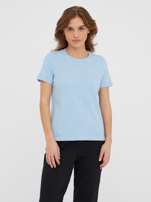 Vero Moda VMPAULA T-Shirt -Blue Bell - 10243889