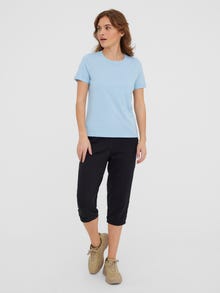 Vero Moda VMPAULA T-Shirt -Blue Bell - 10243889