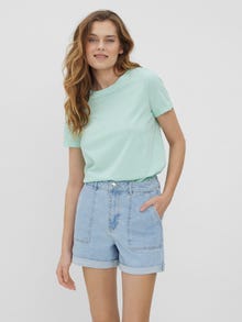 Vero Moda VMPAULA T-Shirt -Brook Green - 10243889