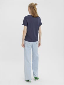 Vero Moda VMPAULA T-skjorte -Ombre Blue - 10243889