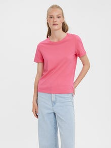 Vero Moda VMPAULA T-Shirt -Hot Pink - 10243889