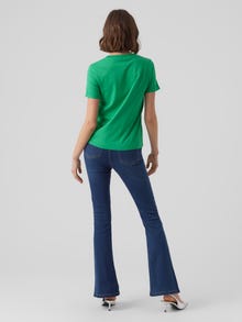 Vero Moda VMPAULA T-Shirt -Bright Green - 10243889